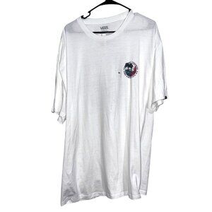 Vans XX-Large Mens Classic Fit White T-Shirt "Seeking Permanent Paradise